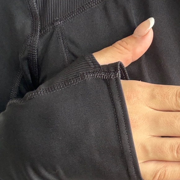 Two Gear Black Quarter Zip Athletic Fitted Jacket - Picture 5 of 7